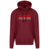 Warning - May suddenly start talking about Trains Pullover Hoodie