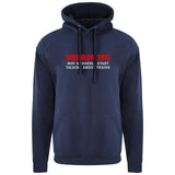 Warning - May suddenly start talking about Trains Pullover Hoodie