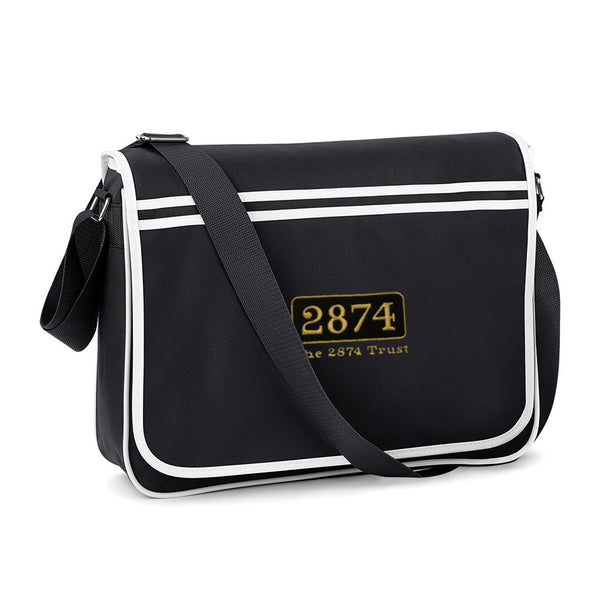 Retro Messenger Bag embroidered with 2874 Trust Logo
