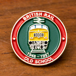 British Rail Old School (BROS) pin badge