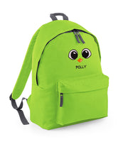 Bird face embroidered Kids/Adult fashion backpack - Personalised with Name