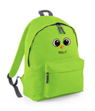 Bird face embroidered Kids/Adult fashion backpack - Personalised with Name
