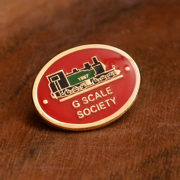 G Scale Society Pin Badge