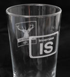 Engraved Railway Pint Glass - Inverness / Highland Stag