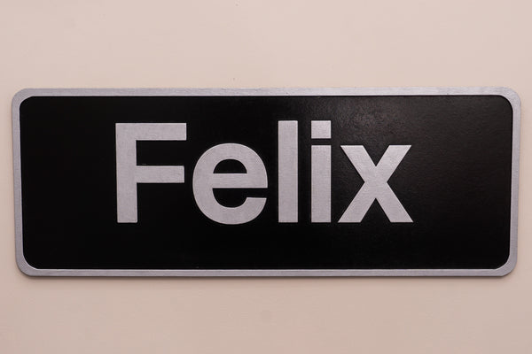 Scale Replica Class 68 Nameplate - Felix