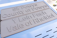 Scale BR Nameplate Replicas - Double Row plates