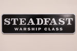 Scale Replica Class 42 Warship Nameplate - Steadfast