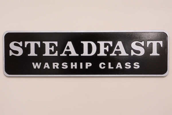 Scale Replica Class 42 Warship Nameplate - Steadfast