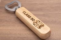 Engraved Wooden bottle opener - Diesel Loco Classes
