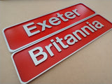 Scale Nameplate Replicas - Small