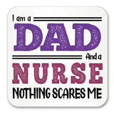 I am a Mum (or Dad) and a Nurse Nothing Scares Me Mug (Also Available with Coaster)