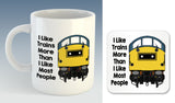 I like trains more than I like most people Mug / Coaster - Class 40