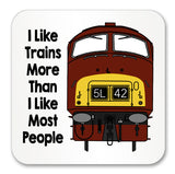 I like trains more than I like most people Mug / Coaster - Class 42