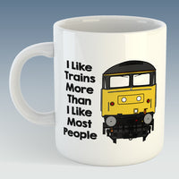 I like trains more than I like most people Mug / Coaster - Class 47