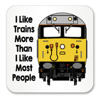 I like trains more than I like most people Mug / Coaster - Class 50