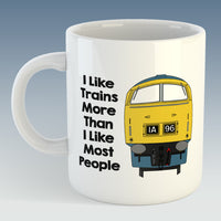 I like trains more than I like most people Mug / Coaster - Class 52