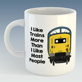 I like trains more than I like most people Mug / Coaster - Class 55