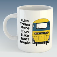 I like trains more than I like most people Mug / Coaster - Class 43 HST