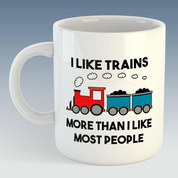 Cranks - I Like Trains More than I like most people - Mug/Coaster set (Also available individually)