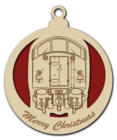 Diesel Loco Cab Front Christmas Decoration - Various Classes