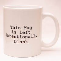British Rail Rulebook Mug - This Mug is left intentionally blank