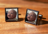 Personalised Photo Cufflinks with gift box