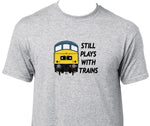 Still Plays With Trains - Class 45 Printed T-Shirt