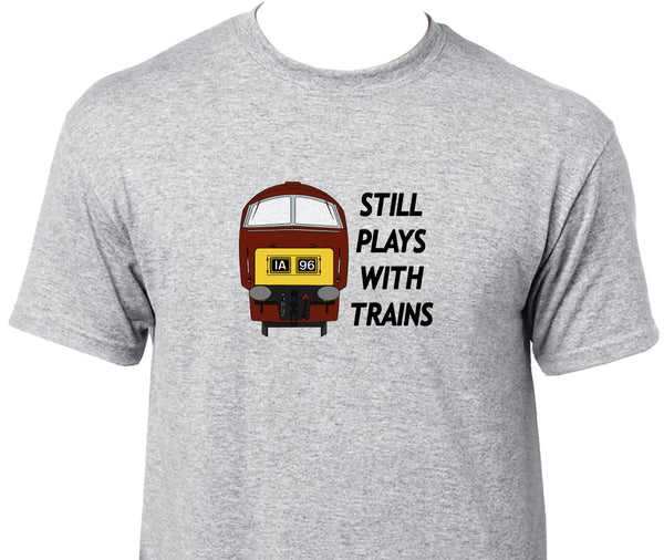 Still Plays With Trains - Class 52 (Maroon) Printed T-Shirt