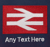 British Railway BR Double Arrows (Red/White Logo) Polo Shirt