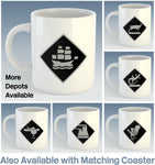 Depot Logo Crest Mug Various Designs Available - Also Available with Coaster