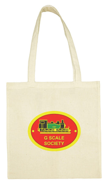 G Scale Society cotton shopping tote bag