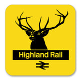 Highland Rail Stag Logo - Rail Sign Mug/Coaster