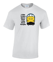 I Like Trains More Than I Like Most People - Class 37 Printed T-Shirt
