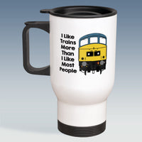 Travel Mug - I Like Trains more than Most People - Class 45