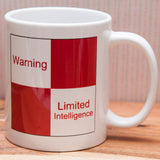 Cranks - Warning - Limited Intelligence - Mug/Coaster