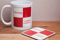 Cranks - Warning - Limited Intelligence - Mug/Coaster