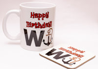Happy Birthday Wanker! Mug/Coaster