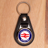 Proud to have worked for British Rail Keyring - Choose PU Leather or Metal