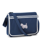 West Highland Terrier 'Scottie Dog' BR Logo British Rail Retro Messenger Bag