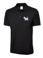 West Highland Terrier 'Scottie Dog' BR Logo British Rail Polo Shirt
