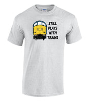 Still Plays With Trains - Class 37 Printed T-Shirt