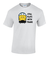 Still Plays With Trains - Class 37 Printed T-Shirt