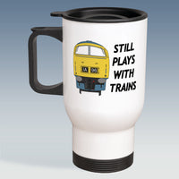 Travel Mug - Still Plays With Trains - Class 52 BR Blue