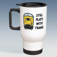 Travel Mug - Still Plays With Trains - Class 55