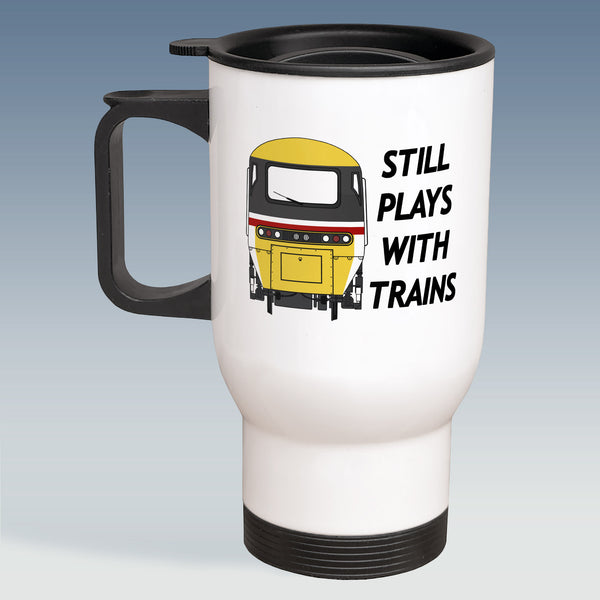 Travel Mug - Still Plays With Trains - HST Intercity