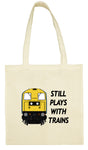 Cotton Shopping Tote Bag - Still Plays With Trains Class 20