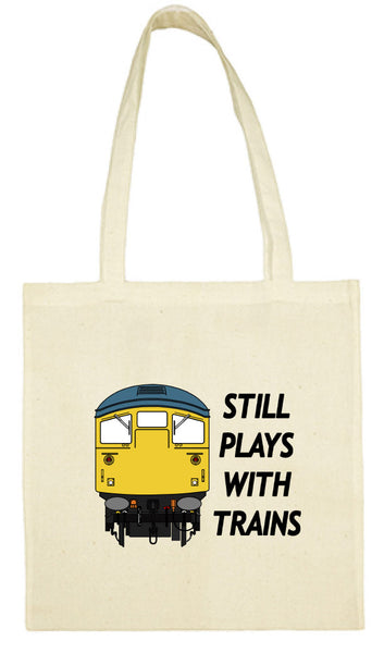 Cotton Shopping Tote Bag - Still Plays With Trains Class 26