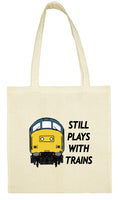 Cotton Shopping Tote Bag - Still Plays With Trains Class 37