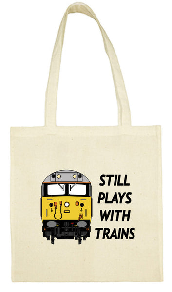 Cotton Shopping Tote Bag - Still Plays With Trains Class 50