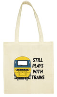 Cotton Shopping Tote Bag - Still Plays With Trains HST
